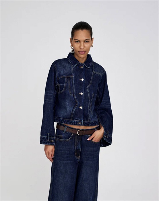 Janny Denim Jakke - Washed Indigo